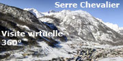 Visite a&eacute;rienne virtuelle de Serre Chevalier