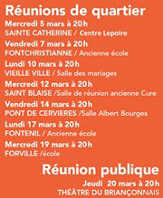 Réunions de quartier de Gérard Fromm