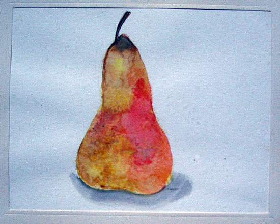 Aquarelle Poire