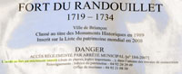 R&eacute;glementation de l'ent&eacute;e du fort du Randouillet