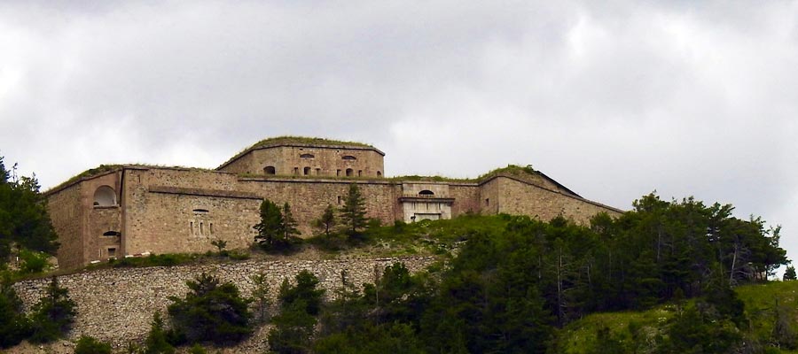 Le fort des Salettes à Briançon dans les Hautes-Alpes