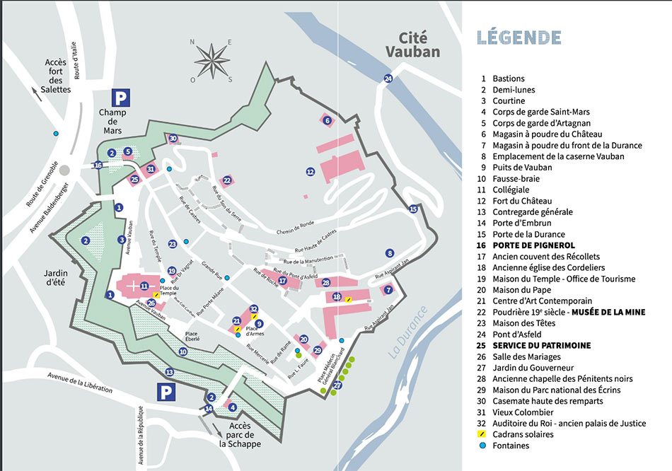 Plan de la cité Vauban