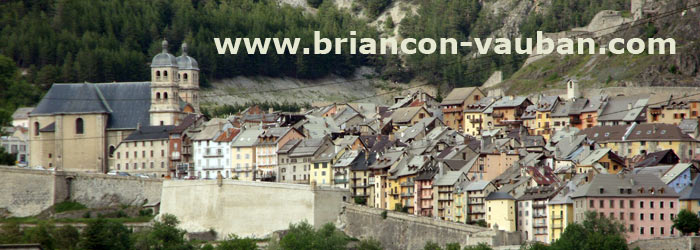 Briancon (Serre Chevalier 1200) capitale du Brian&ccedil;onnais dans les Hautes Alpes.