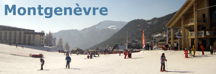 La station de sorts d'hiver de Montgen&egrave;vre
