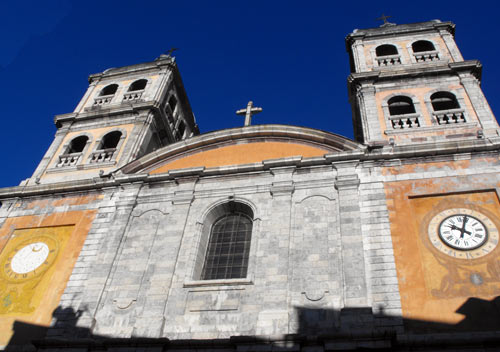 La Collégiale Notre Dame Saint Nicolas à Briançon.