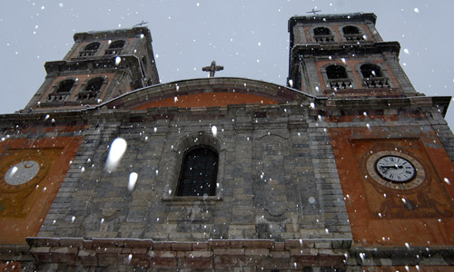 La Collégiale Notre Dame Saint Nicolas à Briançon.