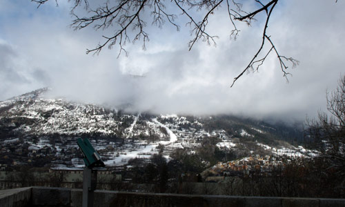 Le Prorel (2572m) au dessus de Briançon.
