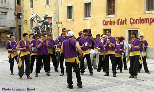 La place d'Arme dans la cité Vauban à Briançon.