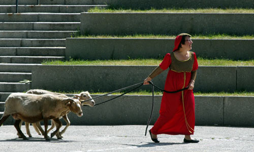 La fête médiévale dans la cité Vauban de Briançon.