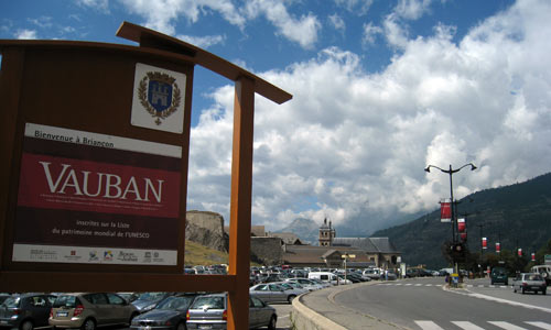 Le Champ de Mars à Briançon.