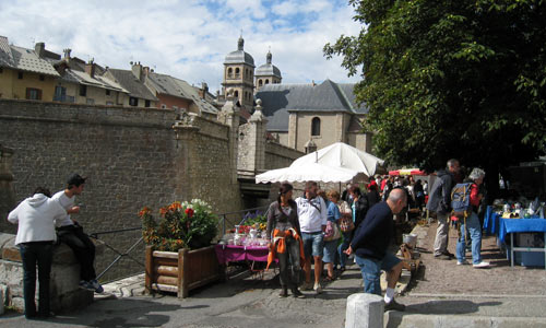 la porte Dauphine à Briançon