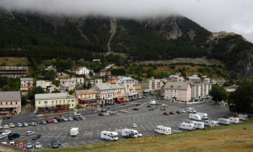 Le champ de Mars à Briançon.