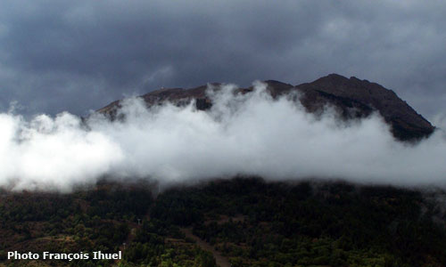 Le Prorel (2572m) au dessus de Briançon.