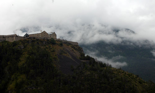Le fort du randouillet au dessus de Briançon.