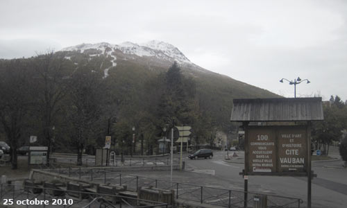 Le Prorel (2572m) au dessus de Briançon.