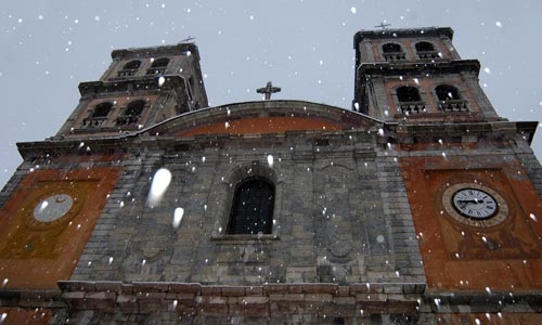 La Collégiale Notre Dame Saint Nicolas à Briançon.