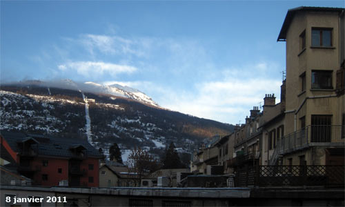 Le Prorel (2572m) au dessus de Briançon.