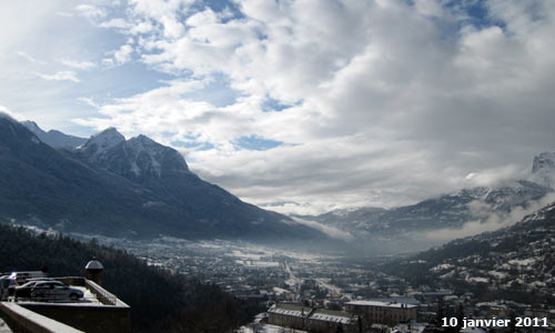 Briançon et la vallée de la Durance.