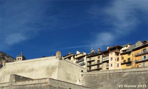 Les remparts de la cité Vauban à Briançon.