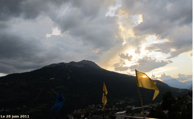 Le Prorel (2572m) au dessus de Briançon