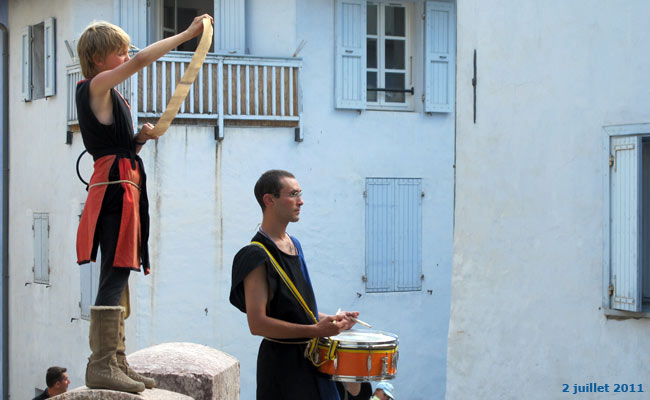 La fête médiévéle de juillet 2011 à Briançon.