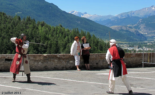 La fête médiévéle de juillet 2011 à Briançon.