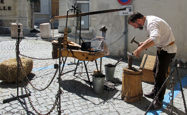 La fête médiévéle de juillet 2011 à Briançon.