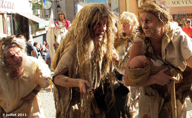 La fête médiévéle de juillet 2011 à Briançon.