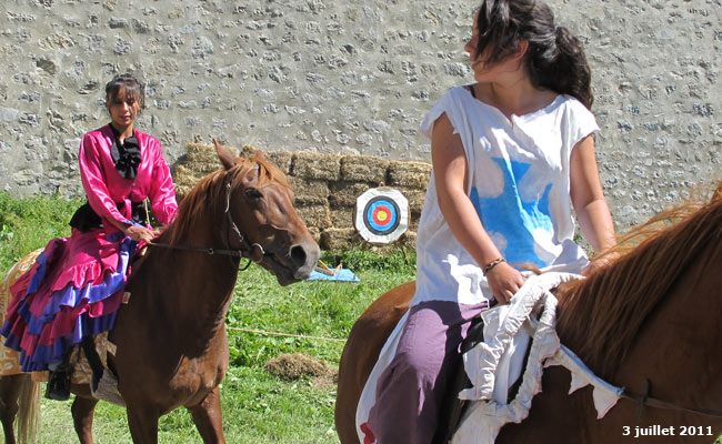 La fête médiévéle de juillet 2011 à Briançon.
