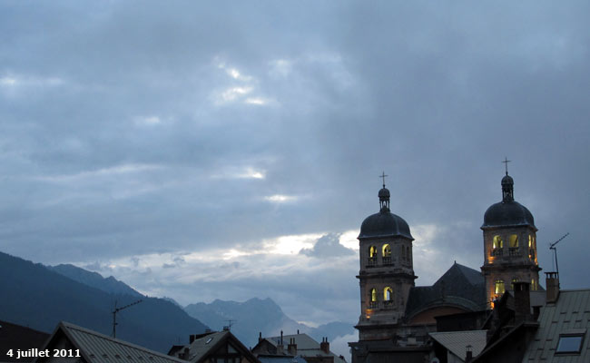 La collégiale à Briançon.