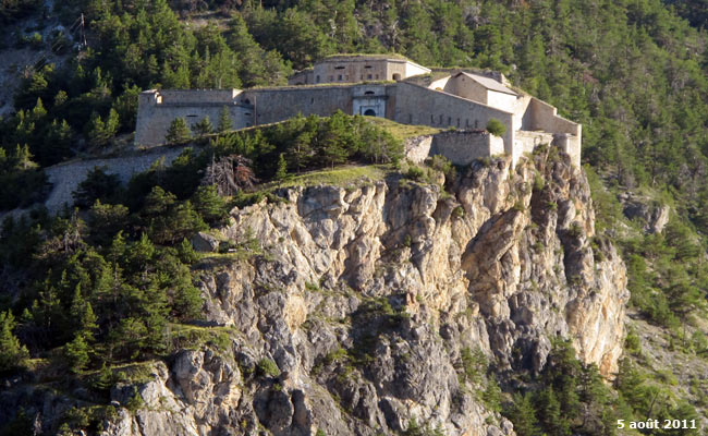 Le fort des Salettes à Briançon.