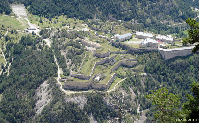 Le fort des Têtes à Briançon.