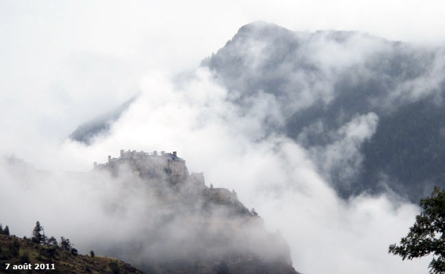 Le fort du Randouillet au dessus de Briançon.