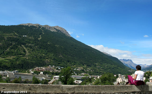 Le Prorel (2572m) au dessus de Briançon.