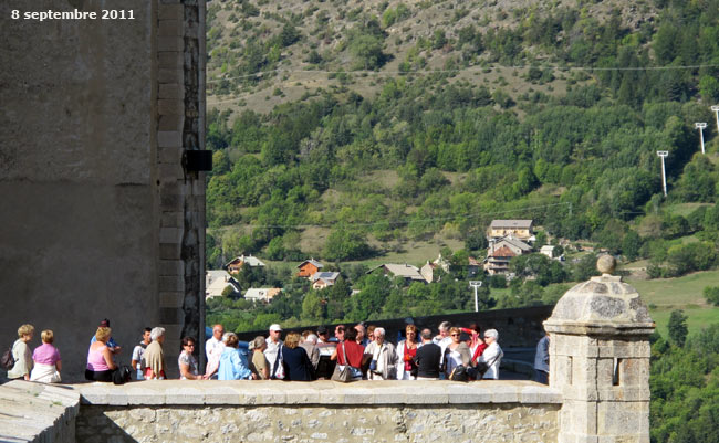 les remparts de la cité Vauban.à Briançon.