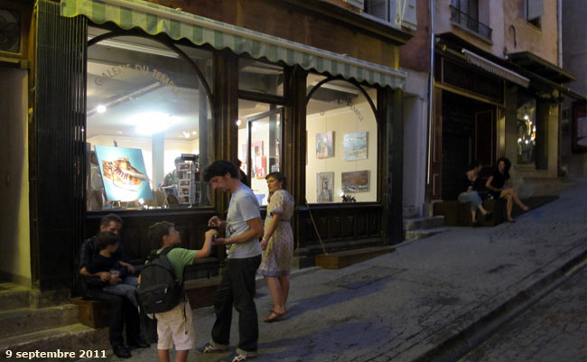 La gargouille dans la cité Vauban à Briançon.