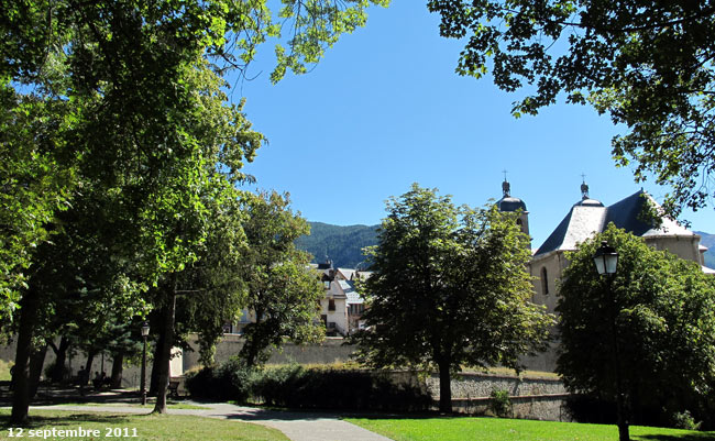 Le jardin Chanoine Motte à Briançon.