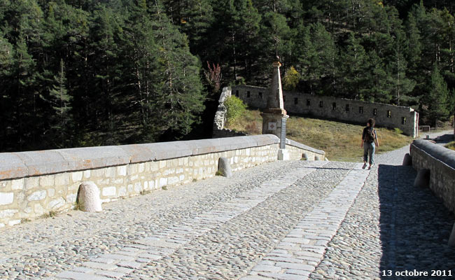 Le pont d'Asfeld à Briançon.
