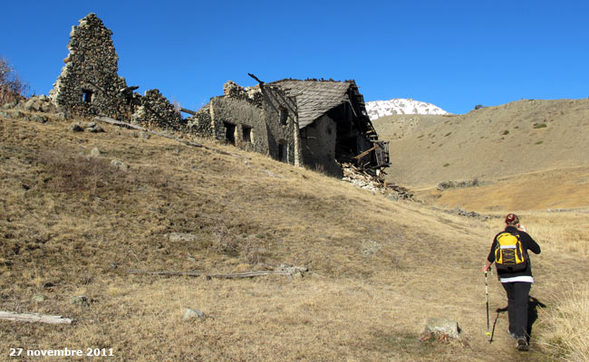 Les Fraches (2081 m) au dessus de Cervières.