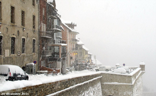 Avenue Vauban à Briançon.