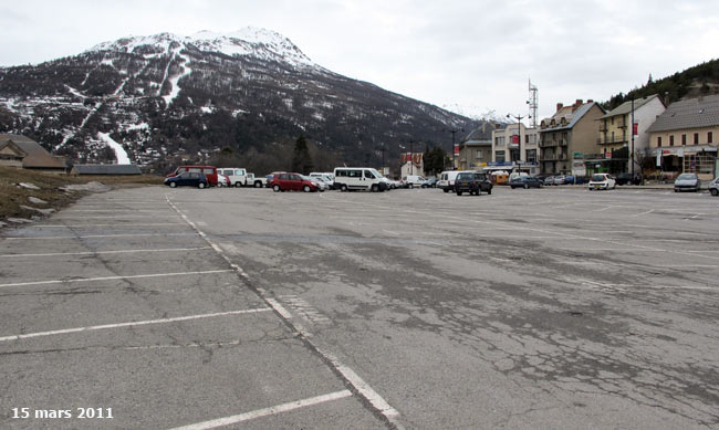 Parking du champ de Mars à Briançon