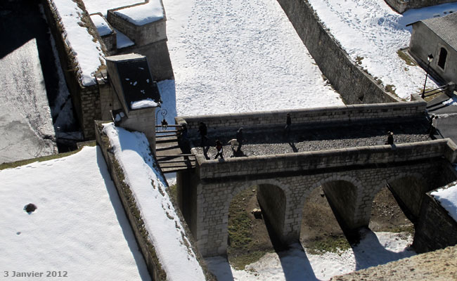 La porte d'Embrun de la cité Vauban à Briançon.