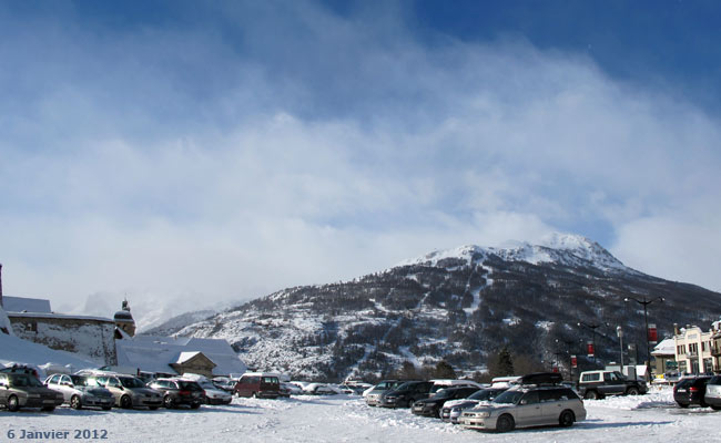Le champ de Mars à Briançon.