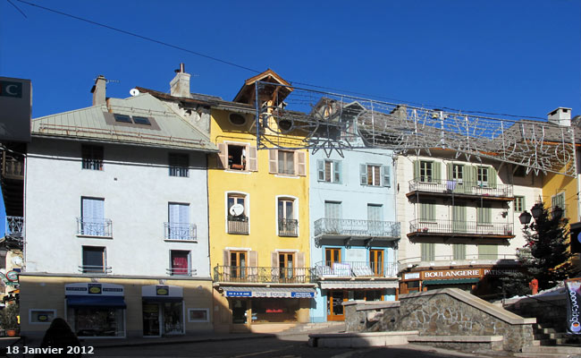 Rue Centrale à Briançon.