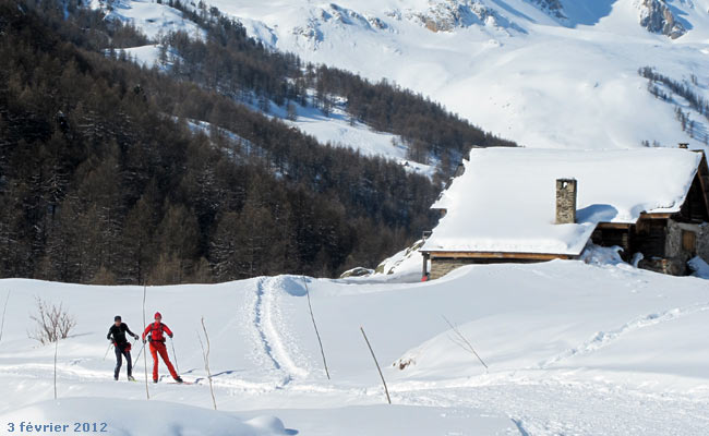 Le ski de fond dans la haute vallée de la Clarée