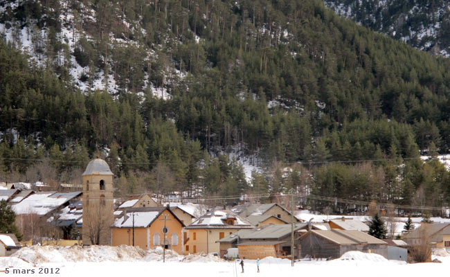 Le village des Alberts dans la vallée de la Clarée