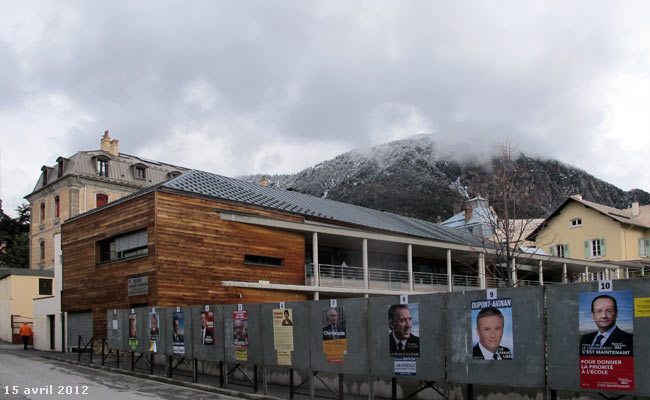 Photo du centre ville de Briançon.