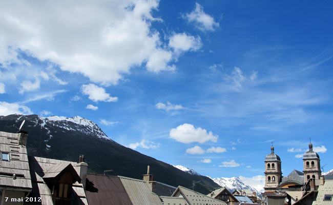 Le Prorel (2572m) au dessus de Briançon.