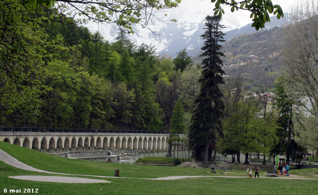 Le parc municipal de la Schappe à Briançon