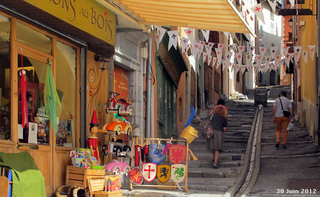 Rue Mercerie ou "Petite Gargouille dans la cité Vauban.